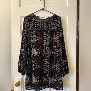 Ambercrombie & Fitch Velvet Floral Dress